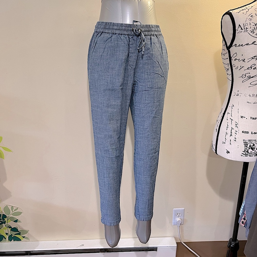 J Crew Elastic Waist Ankle Pants